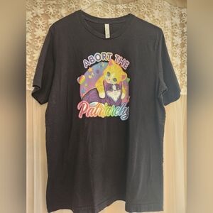 XL Abort The Patriarchy graphic tee